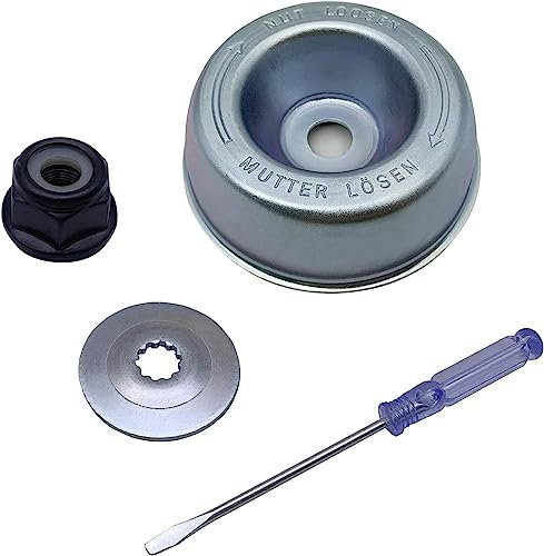 Kit adaptador de hoja de repuesto para recortadoras de cuerda STIHL, cortacésped, cortador de cepillo, arandela de empuje, placa de conductor, tuerca de cuello