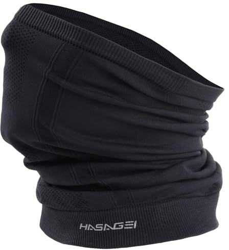 Cache-cou d'hiver coupe-vent pour le ski, le snowboard, pour homme et femme, pour le sport et l'extérieur, noir, taille unique