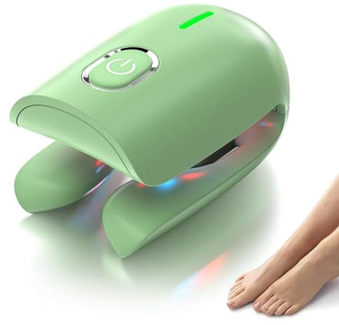 Lasergerät zur Nagelpilzbehandlung, Pilzlaserreinigungsgerät für beschädigte verfärbte dicke Zehennägel und Onychomykose (470 nm * 2 + 660 nm * 2 + 905 nm * 1)