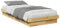 vidaXL Massivholzbett ohne Matratze 90x190 cm Eichenholz, Bettrahmen, Bett, Bett Massivholz, Schlafzimmermöbel, Bett Holz, Einzelbett, Holzbett