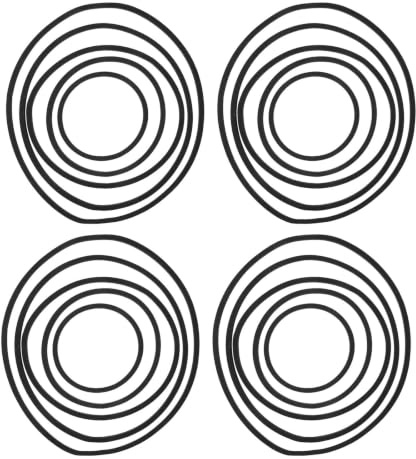 jojofuny 20 Pièces Anneaux pour Plantes Flottantes D'aquarium Barrière Végétale Flottante Anneau D'alimentation Réutilisable en Eva Noir pour Lentilles D'eau DIY et Bureau