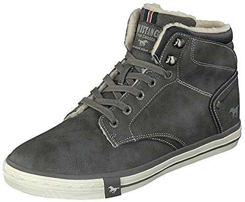 Mustang 4072-602 Hombre Zapatillas Altas, Gris (Dunkelgrau 20), EU
