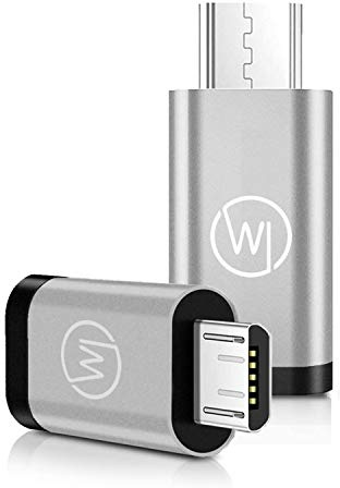 Wicked Chili MicroUSB auf USB C OTG (On-The-Go) Adapter - Kompatibel mit Huawei EnVizion 360 und USB-C Kameras - 2er Set