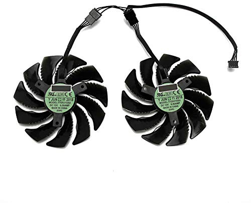 NNL 88MM T129215SU PLD09210S12HH 4Pin Cooling Fan for Gigabyte GTX 1050 1060 1070 960 RX 470 480 570 580 Graphics Card Cooler Fan (2 PCS)