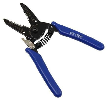 US PRO Tools 6 Wire Stripper Cutters 0.6 to 2.6MM 6833