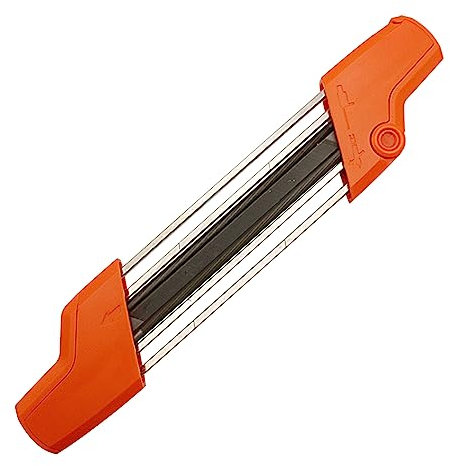 COSY GARDEN TOOLS Affuteur Chaine Tronçonneuse 5.2mm Affûteuse 2 en 1 Universal Premium Steel Aiguiseur Chaine Tronconneuse Convient pour Tronconneuse Et Autres kit Affutage Chaine Tronçonneuse