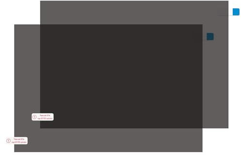 Selens 2 Stück Polarisationsfolie, 20 x 30 cm, Selbstklebend, Linearer Polarisationsfilter für Bildschirm, Kamera und Physikunterricht