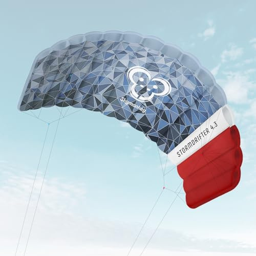 Skymonkey Stormdrifter 4.3, Aquilone a Quattro Cavi, Ready to Fly - Diverse Dimensioni - Apertura 430cm