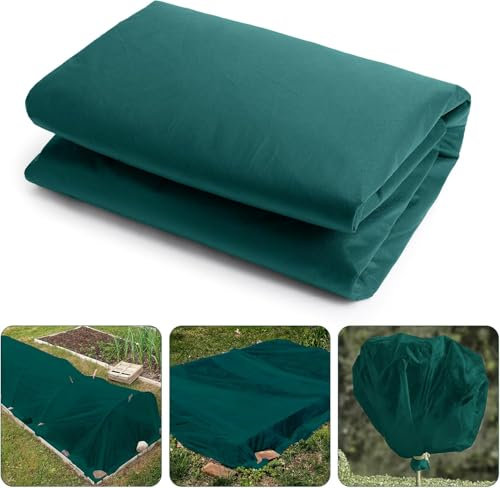 3x10m Groß Winterschutz Pflanzen Flies -Abdeckvlies Pflanzen -35g/m² Gartenvlies Frostschutz Winterschutz Für Pflanzen - Frostschutz Pflanzenabdeckungen für Baum Palmen Hochbeet Balkonpflanzen Haube