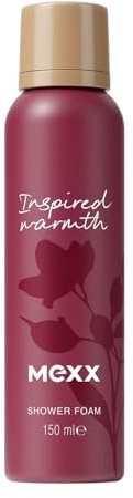 MEXX Inspired Warmth Mousse Doccia, Accogliente, Fragranza Ambrata, Energizzante, 89% Ingredienti di Origine Naturale, Formula Vegana, 150ml (5oz)