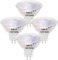 VINBE MR16 Lampadina alogena 50 W 12 V MR16 GU5.3 Faretto alogeno, bianco caldo, 4 pz