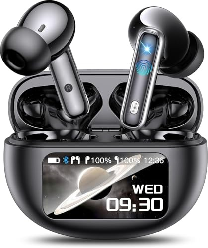 NUPLEA AI Language Translation Earbuds, Bluetooth 5.4 Headphones Translator for 144 Languages & Accents, Wireless Headphones 36 Hours Wireless with 4 ANC Mic, IP7 Waterproof Earphones,Black3