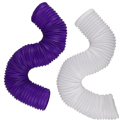 BESPORTBLE Tunnel per Piccoli Animali in Plastica Resistente alla Masticazione Set da 2 Pezzi Espandibile e Pieghevole per Criceti Conigli e Gerbilli Gioco Interattivo Portatile per