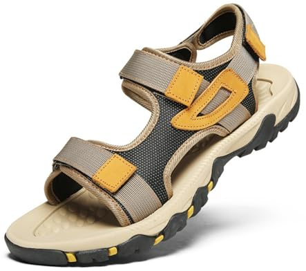 Hixingo Sandalias Hombre, Verano Sandalias Deportivas de Trekking y Ligeras Sandalias de Playa de Secado Rápido 38-47 EU para Exteriores y Caminar Casual