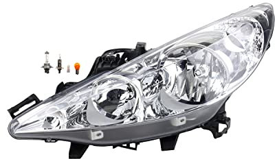 Johns, Scheinwerfer passend für Peugeot 207 02/06- lag. links + Leuchtmittel