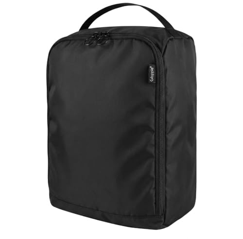 Gloppie Shoe Bags for Travel - Portable Shoes Storage Bag, Shoe Pouch, Shoe Packing Cubes for Men Women - Classic Black