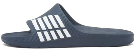 Shoe Zone - Adults Navy & White Stripe EVA Slider - Size 11 UK - Blue