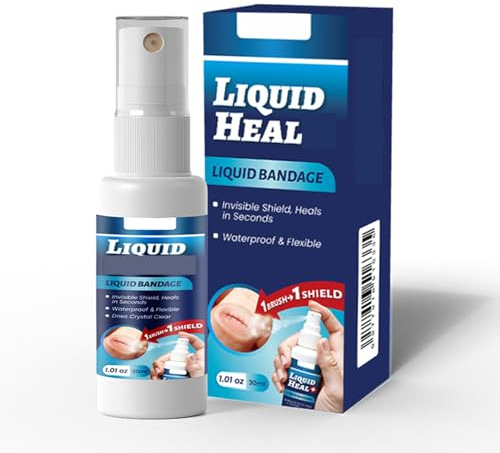 Colla Liquida per Bendaggi,Cerotto Liquido per Ferite,Bendaggio Rapido,Bendaggi Impermeabili per Tagli E Graffi,30ML