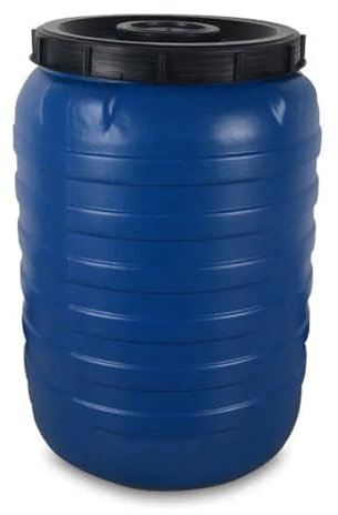 JIESOO Water Tank Water Tank 200L/300L Water Bucket,Household Water Storage,Outdoor Food Grade Plastic Water Tank,Large Circular Camp Water Tank(300L)