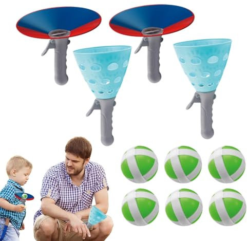 Jeu Pop And Catch pour enfants, jouet de ramassage de balles - Jeu de capture de balles 2 en 1 imperméable | Jeu avec balle collante dans la piscine pour 2 personnes, jeu avec la balle
