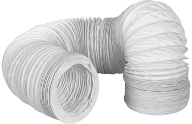 MIRTUX Tuyau flexible de climatisation en PVC 4,5 m 150 mm de diamètre, Rallonge Extension Tuyau universel extra long pour machine à air pingouin