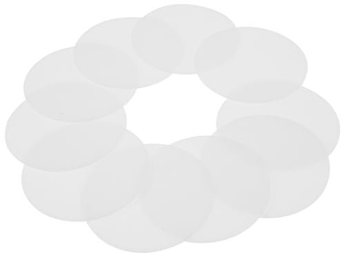 ANDRESLAD Lot De 20 Plaques De Diffusion Pour Plafonnier LED Petits Panneaux Abat-Jour Ondulés Diffuseurs De Lumière Pour Lustre Blanc