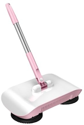 Harewtwy Combinación de Escoba y Trapeador, Escoba y Recogedor de Mano, Herramienta de Limpieza para el Hogar, Escoba Mágica para Pisos, Barredora.