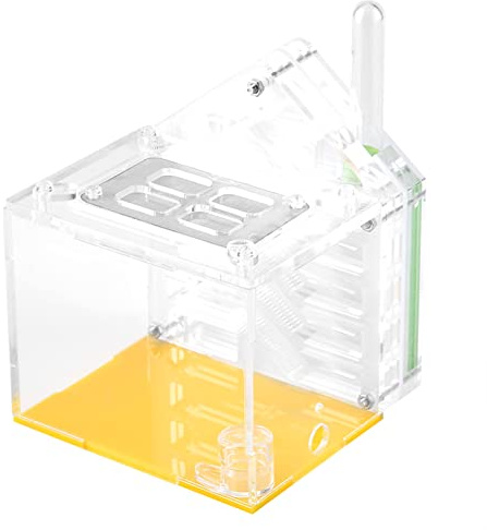 Villa de Hormigas de acrílico, formicario Tipo Granja, hábitat para Hormigas con Malla Transpirable y Cierre hermético, Kit Educativo de observación de Insectos para niños con