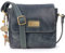Catwalk Collection Handbags - Damen Antik-Leder Umhängetasche - Crossbody Bag Klein - Messenger Bag - Verstellbarer Schultergurt - SABINE - Grün
