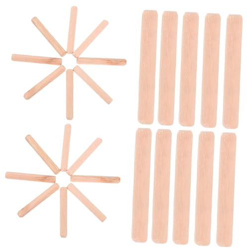 TOPPERFUN Holzdübel 1 Einsteck- Und Zapfenstecker Dübelstange Abgeschrägte Enden Des Passstifts Diy-basteldübel Dübel Zum Basteln Gerade Kerbstifte Geriffelte Handbuch Holz Eukalyptus