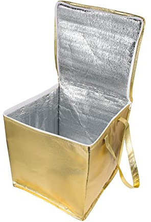 GARVALON Isoliertasche Für Lebensmittel Isolierte Tragetasche Zum Mitnehmen Einkaufstüten Aus Weichem Material Geeignet Für Lieferdienst Und Picknicks