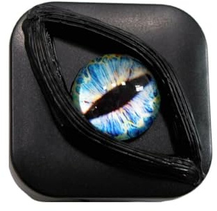 Devil's Eye Contact Lenses Box Color Portable Contact Case Kit Lens For Travel Eyes Fancy Removal No Lens, Portable Removal Halloween Halloween Kit Lens, Lens Personality Box Gifts Halloween T