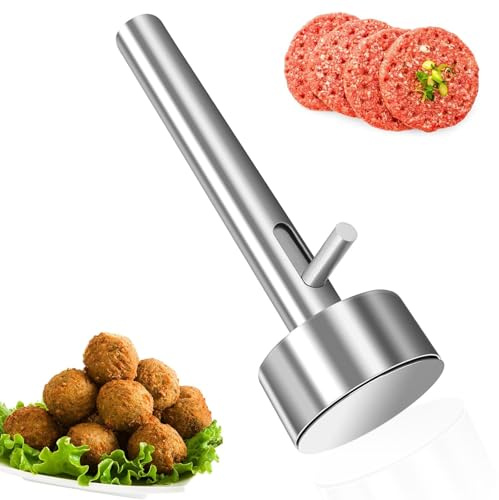 Falafelmaskin, 4 cm falafelspade, falafelsked, falafelspade, form av rostfritt stål, icke-självhäftande verktyg för kök, hem och restaurang