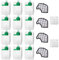 HIYOUNG 12 sacchetti per aspirapolvere Vorwerk Folletto VK140 VK150 FP140 FP150 con 4 filtri, set di accessori per aspirapolvere Vorwerk Folletto