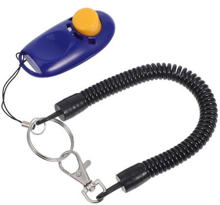 SEWACC Clicker per Addestramento Cani e Gatti con Suono Multiplo Strumento per Addestratore Animali in ABS Leggero con Cinturino da Polso per Uso all'Aperto e Miglioramento Risposta