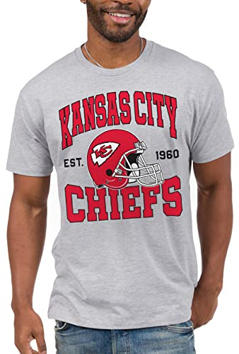 Junk Food Ropa x NFL - Kansas City Chiefs Team Helmet Camiseta Unisex para Adultos