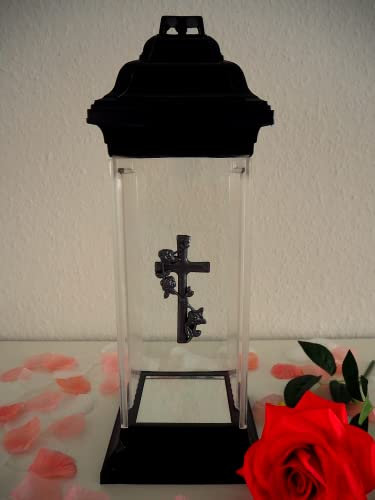 Generisch Varios modelos LT01 – LT23; lámpara de tumba para tumba, lámpara de tumba, luz para tumba + vela adicional (LT01)