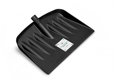 etree Snow & Garden Shovel Blade Heavy Duty Impact Resistant Black