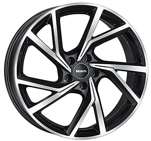 CERCHIO IN LEGA MAK KASSEL 7x17 5x100 ET 46 BLACK MIRROR
