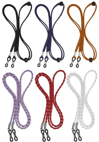 BILIONE 6Pcs Universal Glasses Strap for Women Men Kids