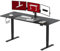 SANODESK Höhenverstellbarer Schreibtisch 200 x 80 cm Schreibtisch Höhenverstellbar Elektrisch Ergonomischer Steh-Sitz Tisch Computertisch für Heimbüro Homeoffice(schwarz)