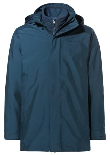 VAUDE Idris IV 3in1 Parka für Herren – Vielseitige Herren Winterjacke mit Zip-In System, Wasserdicht & Atmungsaktiv, Recyceltes Material – ideal für Winter & Outdoor