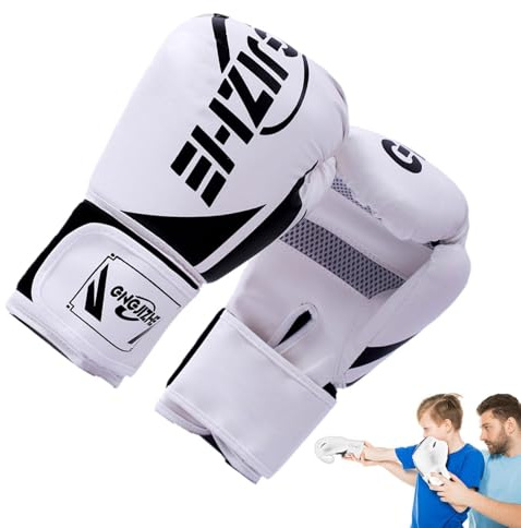 Guanti da boxe per bambini - Guanti MMA assorbenti da urti | Guanti MMA per allenamento di boxe di marziali, sacco da boxe, guanti da karate, 6/8 oz