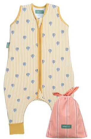 molis&co - Pijama Burbuja con Pies 0.5 TOG - 90 cm (3 años) - Ideal para Verano - 100% Algodón (Oeko-Tex 100) - Balloons