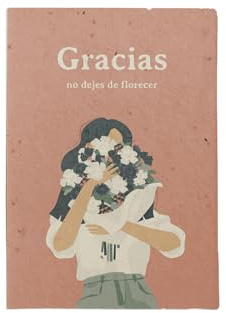 Postal Plantable Gracias | Tarjeta Plantable con Semillas de Flor de Aliso y Sobre de Papel Vegetal | Regalo Original con Vida para Agradecer de Corazón | Resetea