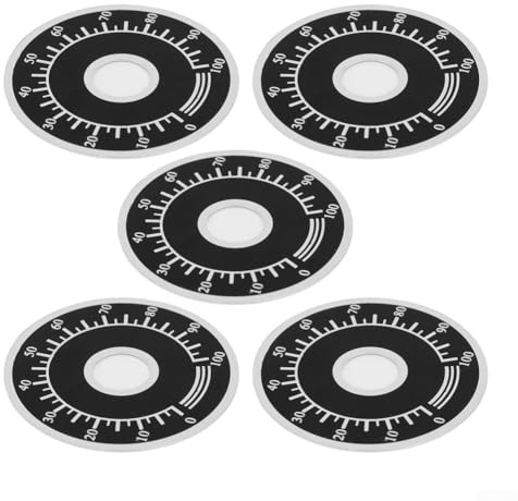 Boutons de potentiomètre en alliage d'aluminium 0-100 échelle numérique pour RV24YN, RV24YN20S, WTH118, WX112-10 mm de diamètre intérieur, 40 mm de diamètre extérieur, 0