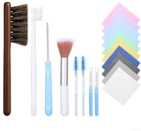 Kit de nettoyage de bijoux, 18 pièces pour restaurer l'éclat de la brillance des bagues, colliers, bracelets, montres, argenterie