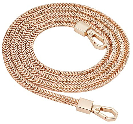 CHGCRAFT Purse Chain Strap Gold Bag Chain Handbag Chains with Alloy Swivel Clasps Purses Strap Replacement Chains Accessories for Shoulder Cross Body Sling Purse Clutch Bag 42×0.27 Inches