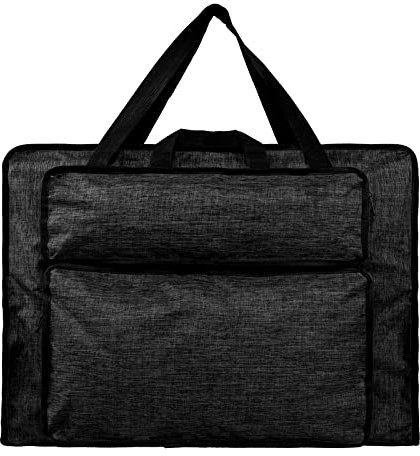 OhMill Wasserdicht Multifunktionale Tragetasche Zeichentasche Kunst-Portfolio-Tasche Rucksack Transportmappe für Zeichnung Skizzieren Künstler Malerei (Schwarz 8K)
