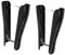 SouiWuzi Stivale ad albero di stivale stivale di stivali alti ginocchini, stivali alti, shaper shaper shaper shaper albero di scarpe inserti ginocchiera stivali alti supporti strumento nera - tipo1